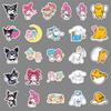51 стикер Sanrio: KT Cat, Pompompurin, Cinnamoroll - Водонепроницаемые Мультяшные Наклейки для Чемоданов