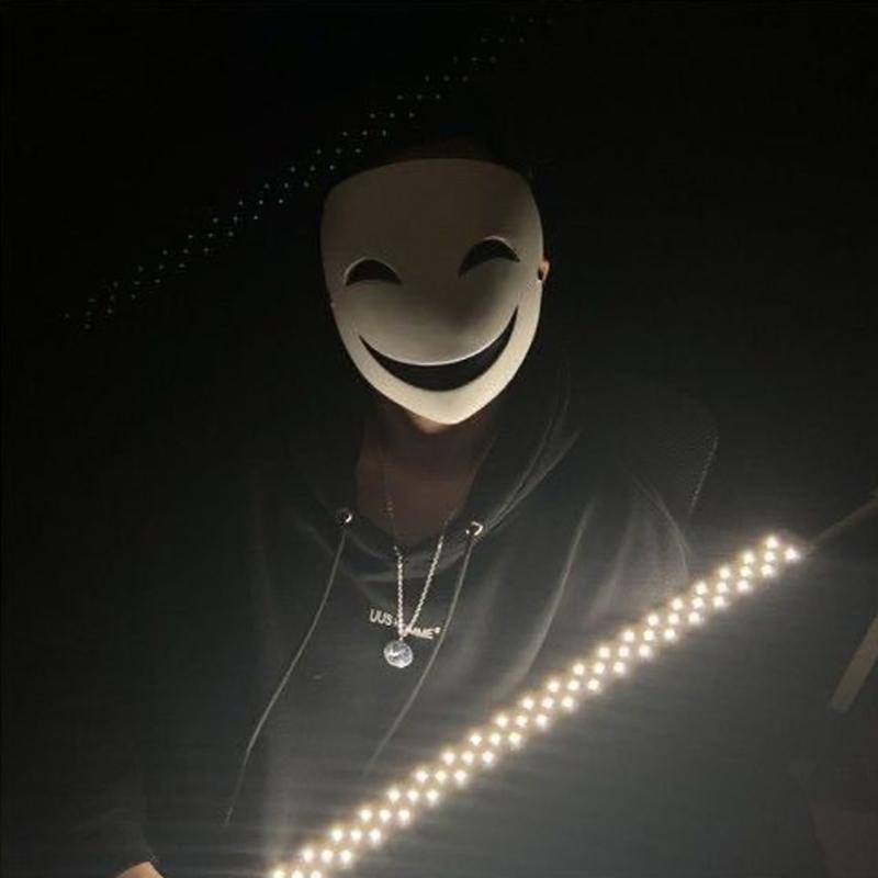 Аниме Черная Пуля Хируко Белая Маска Шлем Косплей Костюм Реквизит Подарок на Хэллоуин