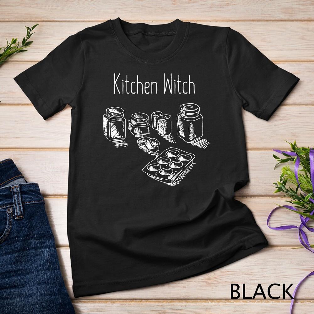 Funny Herbalist Kitchen Witch Halloween Shirt Cooking Gift Unisex T-shirt