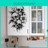 And Halloween Black White Skull And Flower Home Decoration Stickers Wall