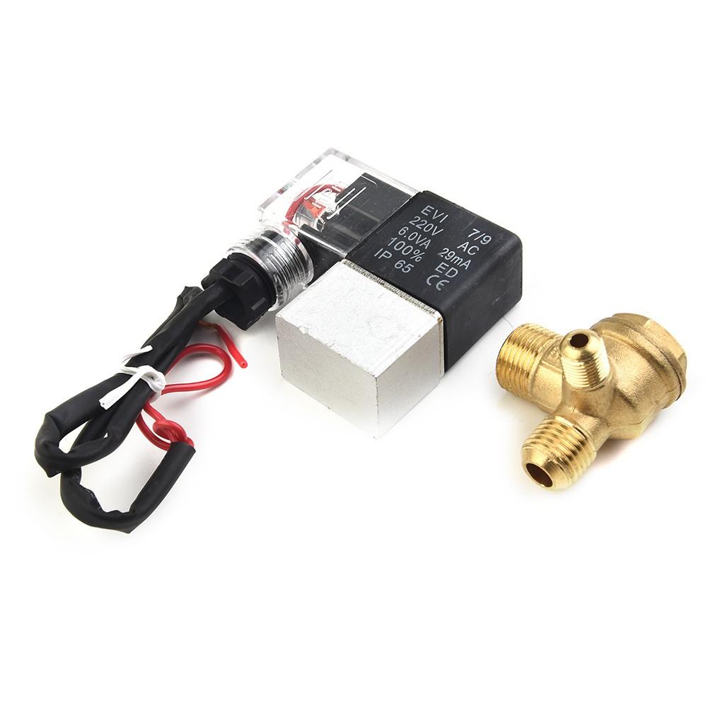 Oilfree Solenoid Valve Way 2 Normally Closed Brass