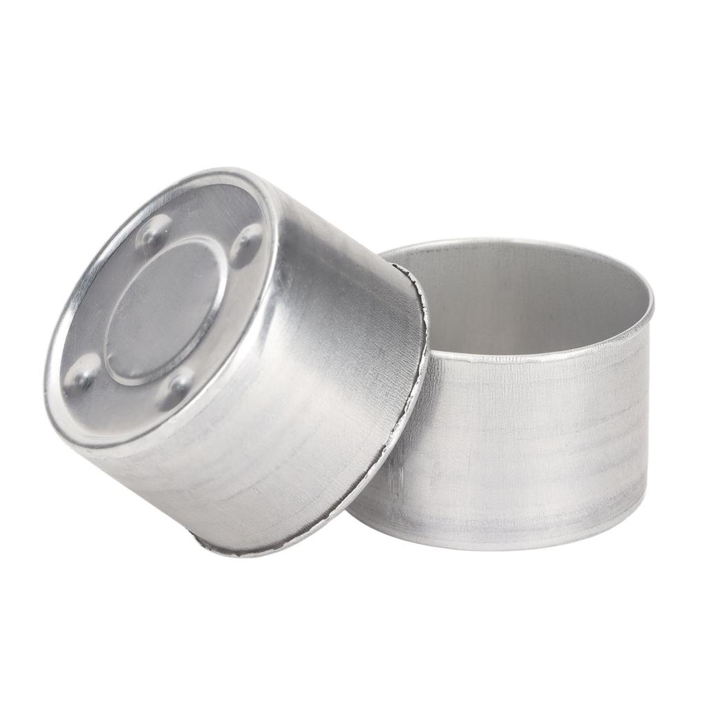 Пустая алюминиевая коробка, 100 шт., масляные лампы для ароматерапии, лампа, пустой контейнер для свечей