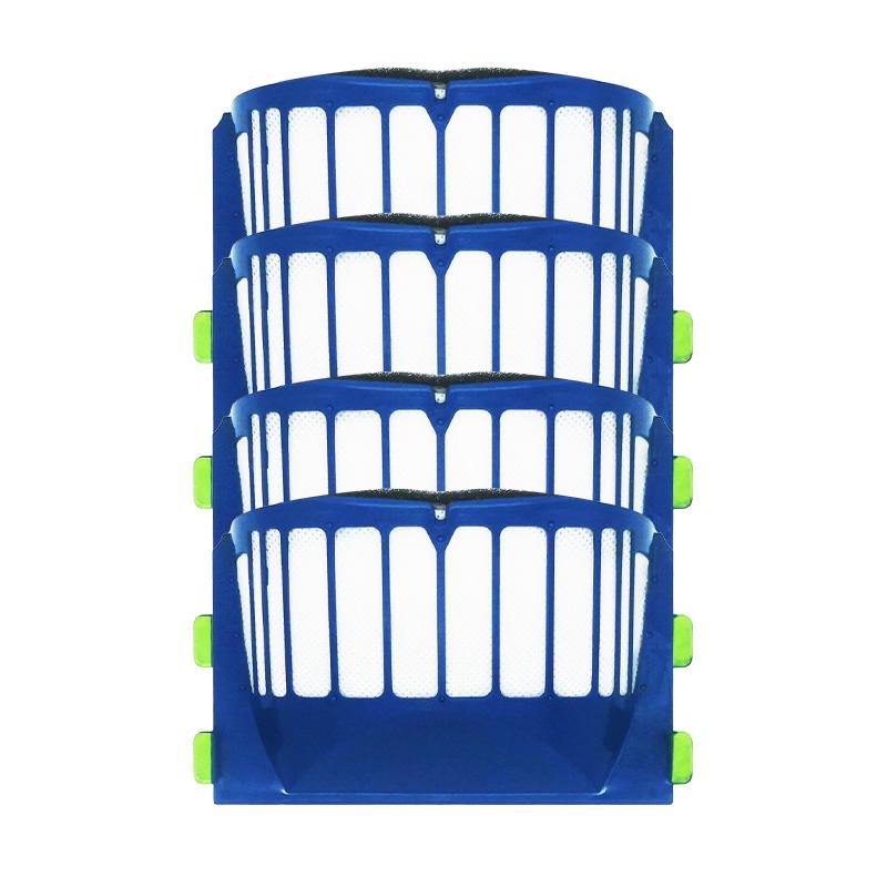 Комплект запасных частей для iRobot Roomba 600 Series 610 620 625 630 650 660 Вакуумная щетка-щетка + фильтр Aero Vac + боковая щетка