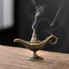 Antique Style Lamp Metal Incense Burner Scented Unscented Candle Holder Home Decor Gift Arabic Incense Burner