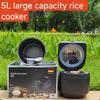 5L Large Capacity Smart Rice Cooker Household Electric Non-stick Cooker One-button Automatic Cooking Machine