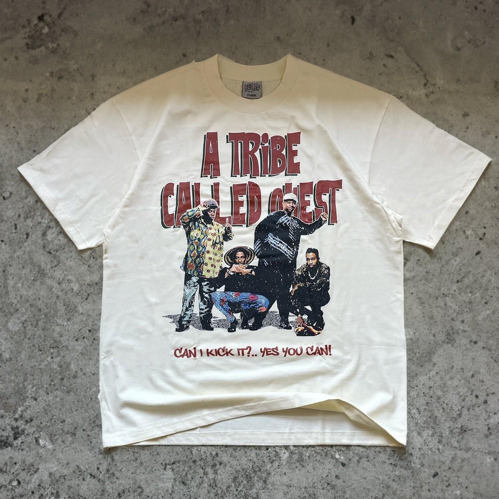 A Tribe Called Quest Могу я зажечь? Ретро футболка Переделка футболки винтаж NH19755 Унисекс футболка