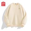 MINISO Men's Plush Lamb Fleece Round Neck Pullover Hoodie