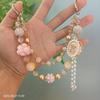 High-End Color-Changing Beaded Phone Chain: Creative Scented Style with Double-Sided Tassel and Goddess Statue; Anti-Loss Pendant Phone Bag.