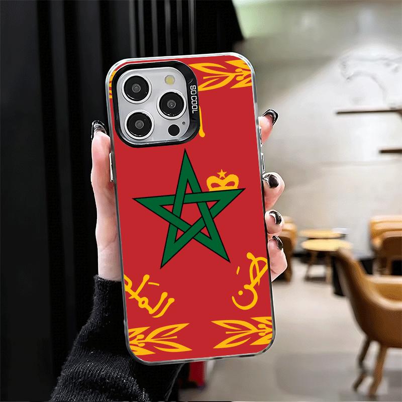 Morocco Flag Shockproof Phone Case for iPhone 17 Air 16 16E 15 Pro Max 14 Plus 13 Mini 12 Back Cover Anti Fall Fundas