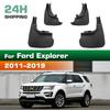 4PCS Splash Guards Mudguards Compatible with Ford Explorer 2011 2012 2013 2014 2015 2016 2017 2018 2019