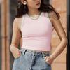 Li-Ning Youth Weekend Color Blocking Вязаная майка для женщин, топы светло-розовые AVSU492-7