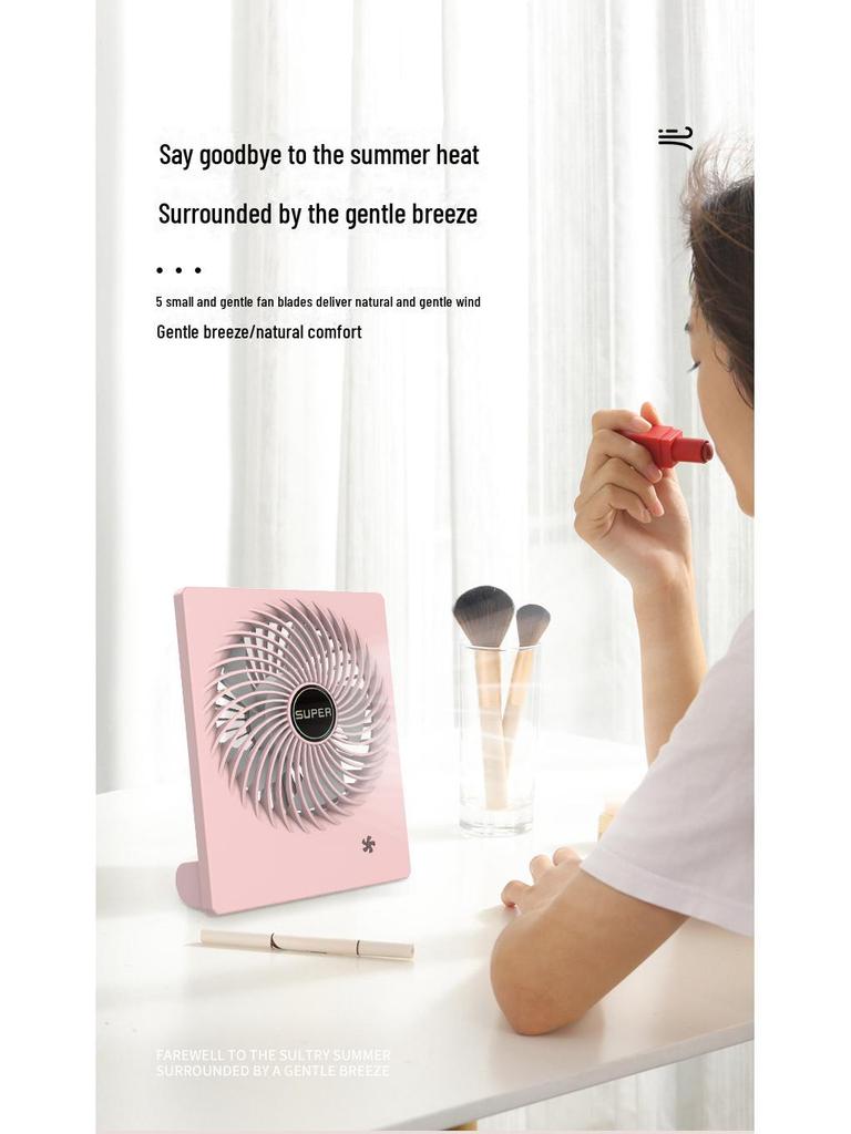 Rechargeable Portable Mini Desktop & Handheld USB Fan