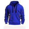 Autumn Men's Hoodies Winter Zipper Multi Pocket Sweatshirts Male Warm Clothes Hoodie Sports Leisure Sweatshirt