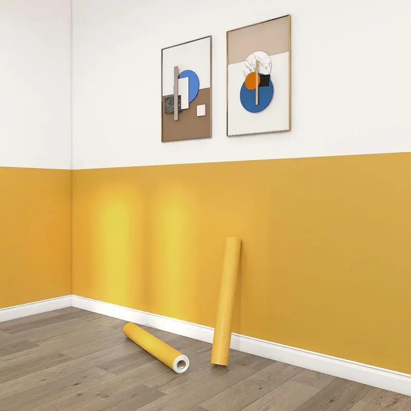 Корея Розовые Водонепроницаемые Обои Самоклеящиеся Для Дома Спальни Комнаты в Общежитии Наклейки на Стену Утолщенные Клеящиеся Для Стола Шкафа Ремонт