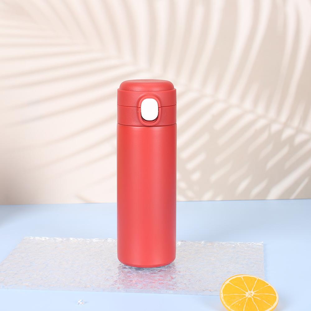 320ML Stainless Steel Thermal Mug Office Home Thermos Cup Bouncing Cover Vacuum Flask Thermos Cup Coffee Tea Milk Thermo Bottle