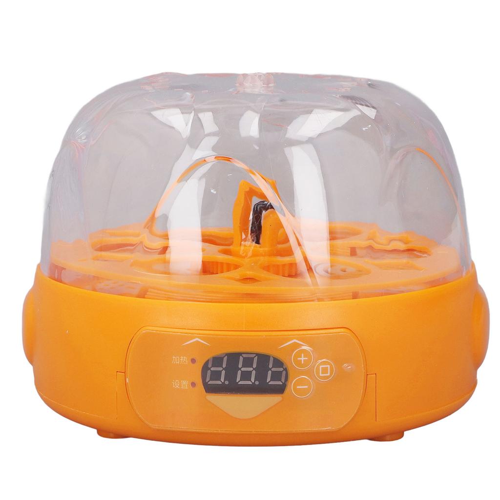 15W Egg Incubator 6 Eggs Digital Mini Fully Automatic Egg Incubator with Automatic Egg Turner for