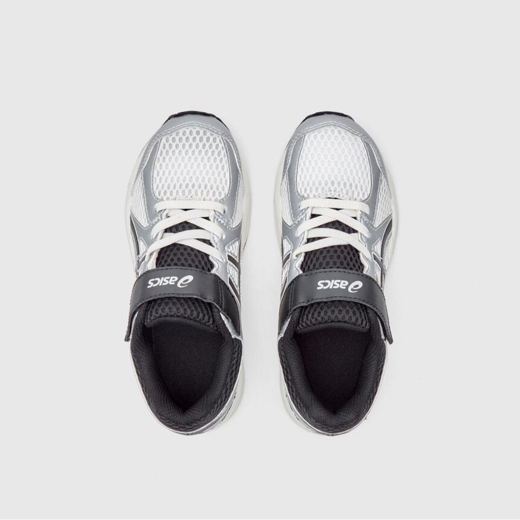 New Asics Contend Jog Low Top Kids' Running Shoes White Black Kids' 1014A356-104