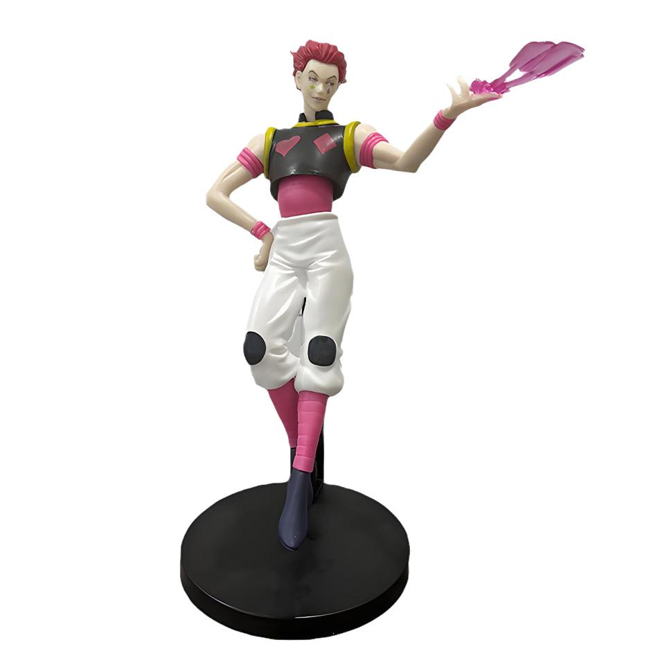 14 см Аниме Фигурка Hunter×Hunter Призрачная труппа Хисока Фигурка Экшн Подставка для лапши Украшение комнаты Подставка для лапши ПВХ Модель Игрушки
