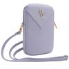 Torebka Guess Zip Triangle 4G Fioletowa