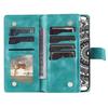 Style 006 For Motorola Edge 50 Fusion 5G Case Mandala Flower PU Leather Zipper Wallet Phone Cover