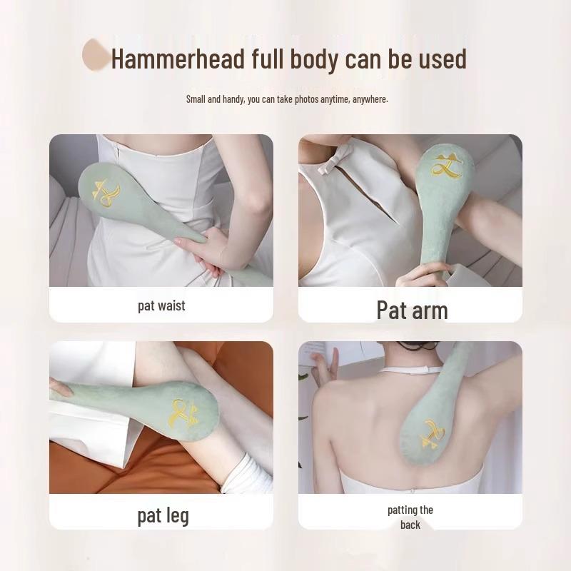 Ai Xin Meridian Massage Stick: Mugwort Hammer for Shoulder & Neck Therapy