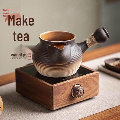 Электрическая керамическая плита большой емкости, чайный набор с подогревателем для использования в помещении и на открытом воздухе