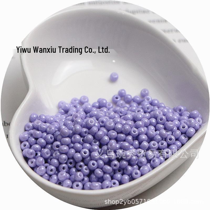 Стеклянные бусины-бисер однотонные 3 мм для изготовления украшений ручной работы и DIY-поделок