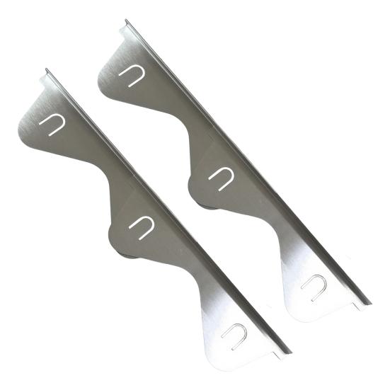 2 шт. Заглушка для зазора плиты из нержавеющей стали, Заполнитель зазора плиты для духовки и столешницы, Термостойкая заглушка для бокового зазора кухонной плиты и столешницы, Защита зазора плиты