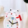 White Lucky Cat Alarm Clock Creative Table Clock Kids Alarm Clock  Kids Bedroom