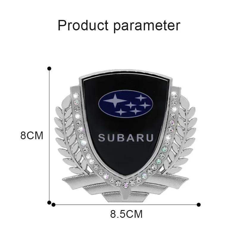 for Subaru Forester XV Outback Impreza STI WRX Legacy BRZ Tribeca Metal Car Body Styling Emblem Sticker Auto Trunk Decal hiu0