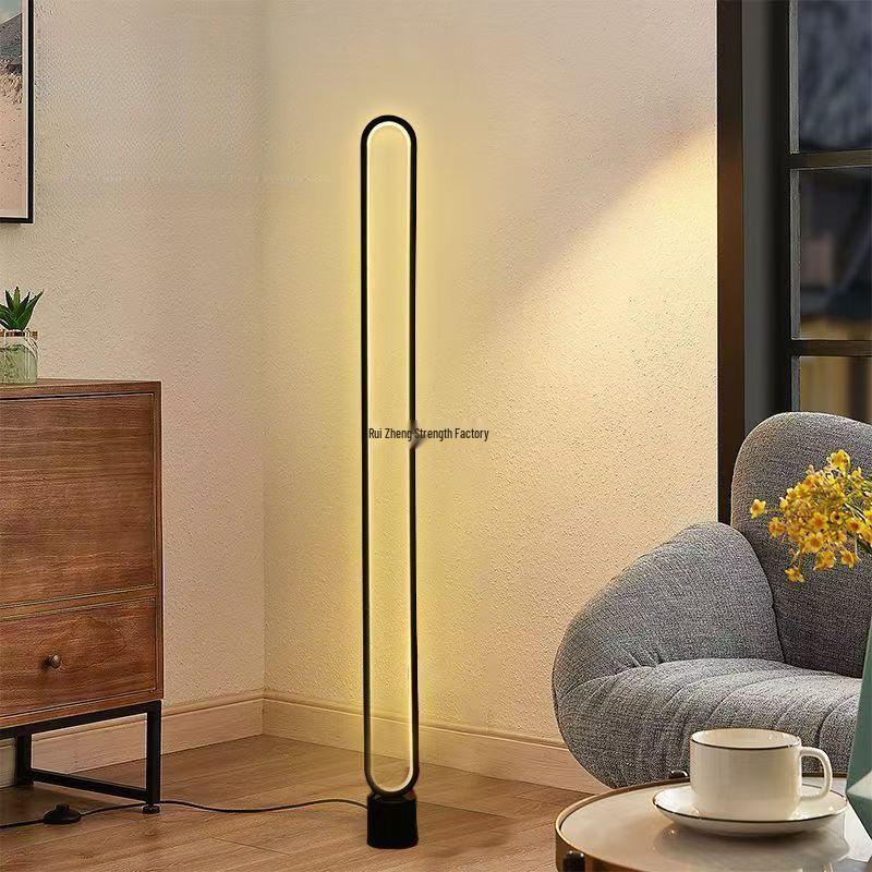 Скандинавский минималистичный напольный светильник с пультом дистанционного управления для гостиной и спальни