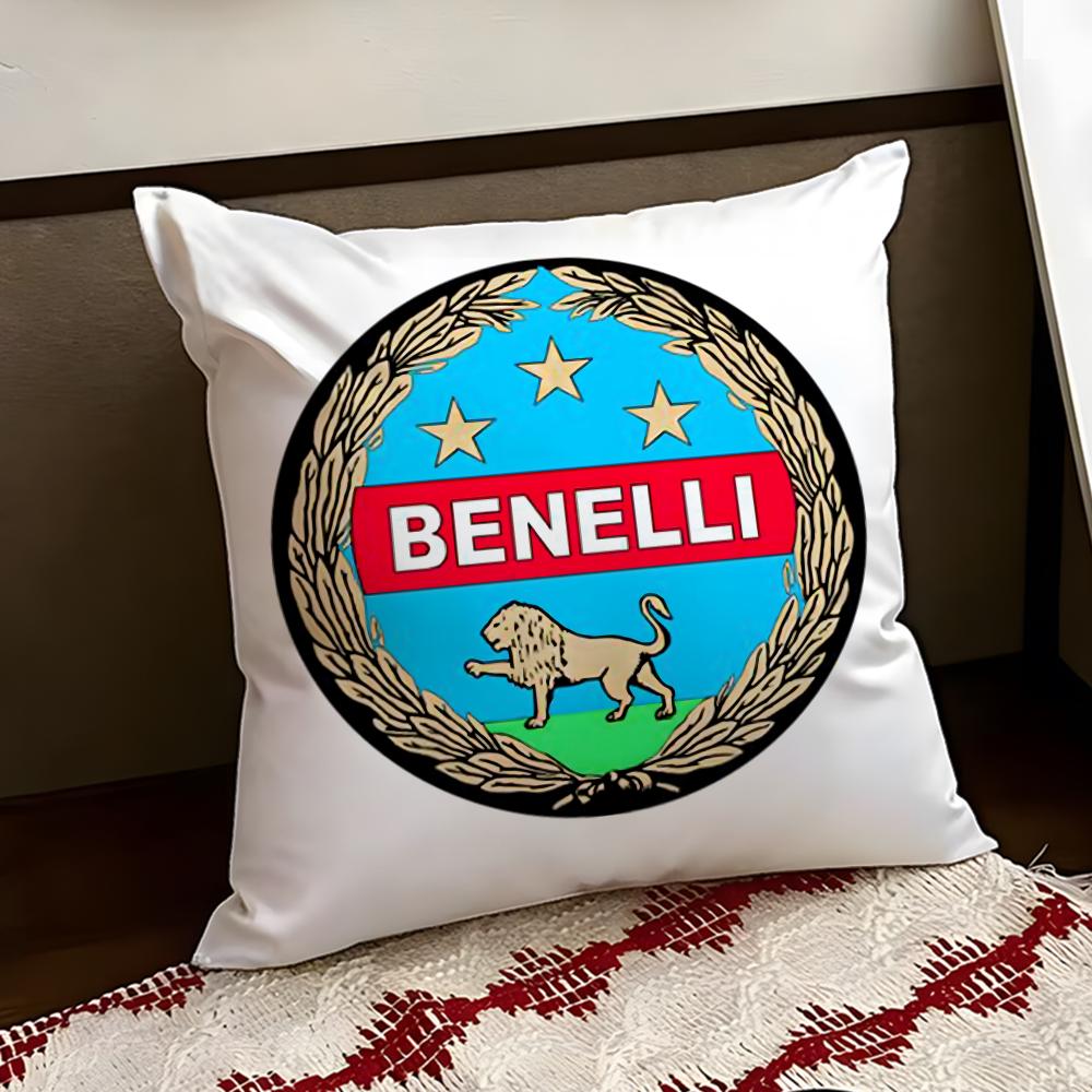 Hot Cool BBenelli Cushion Cover Reversible Soft Durable Pillow Cover Home Car MultiScene Use for Daily Comfort