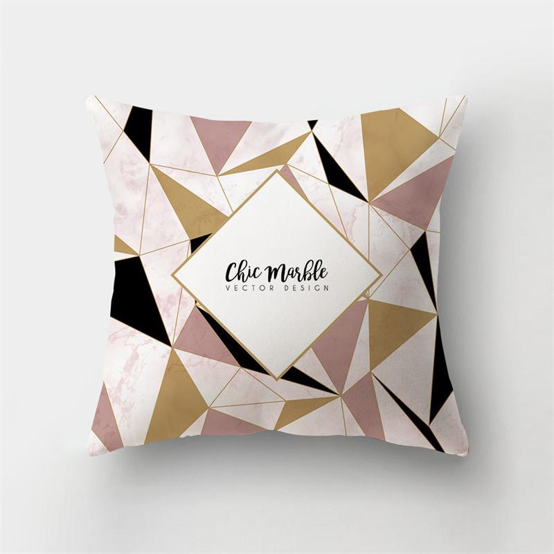 45x45 см наволочка с абстрактным геометрическим принтом, мраморная наволочка, полиэстер, короткий плюшевый лоскутный диван, домашний декор, наволочка