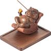 Golden Toad Tea Pet Decoration Attracting Wealth Toad Creative Tea Ceremony Accessories Tea Table Fragrance Insertion Decoration