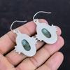 Серьги из амазонита, оригинальные серьги с драгоценными камнями, элегантные ювелирные изделия, серьги из стерлингового серебра 925 пробы, серьги-подвески ручной работы, свадебные украшения, подарки для мамы