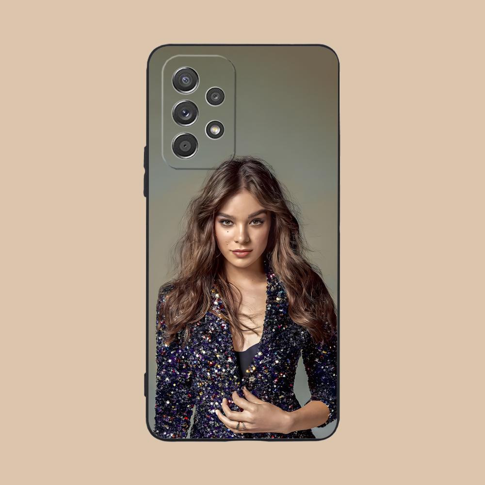Hailee Steinfeld Matte TPU Mobile Phone Case for Samsung Galaxy A56 55 54 53 52 51 36 35 34 23 16 15 5G Colorful Cover