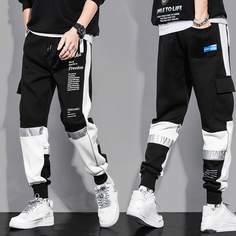 Men's Multi -pocket Trousers Loose Street Haron Pants