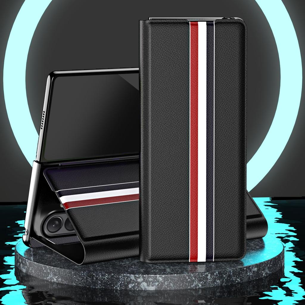 Luxury Folding Leather Full Body Protection Case for Samsung Galaxy Z Fold7 5G Fold 7 6 5 Fold6 Fold5 Fold3 Fold4 Fold 4 3 2