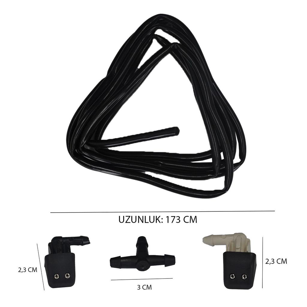 Комплект шлангов сопла барботера для Renault R9, R11, R21