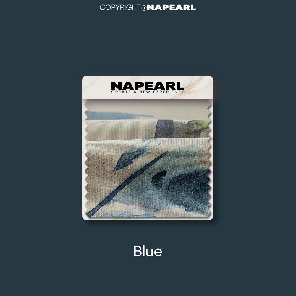 1PC NAPEARL 70-80% Light Blocking Pastoral Style Green Plant Printed Blackout Curtain For Bedroom Living Room Home Decor