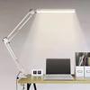 New 10W LED Desk Lamp with Clamp Swing Arm Desk Lamp Eye-Caring Dimmable Desk Light with 10 Brightness Level, 3 Lighting Modes