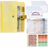 Soft Leather Budget Binder Planner Wallet Budgeting Cash Envelope Binder  Financial Management