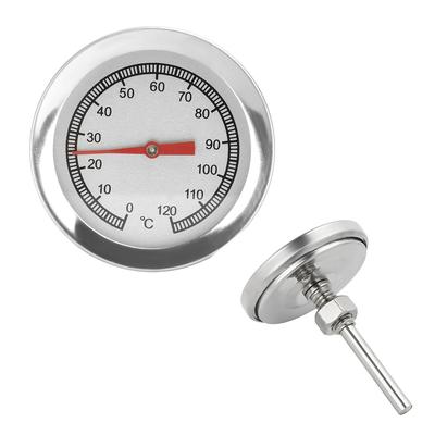 Термометр для духовки 120℃ 500℃ из нержавеющей стали для помещений/улиц, термометр для гриля/духовки/холодильника