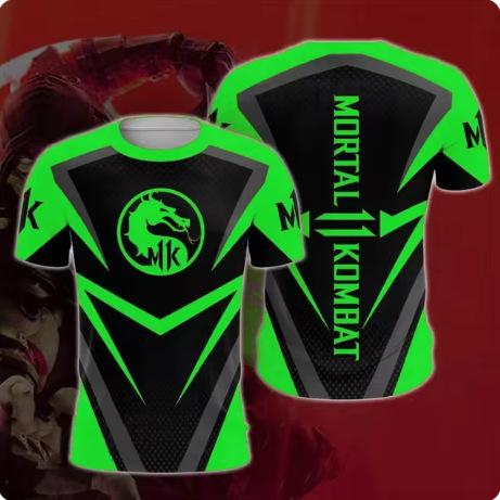 Mortal Kombat 11 T-shirt fighting game elements 3D print T-shirt top fashionable summer for women and men