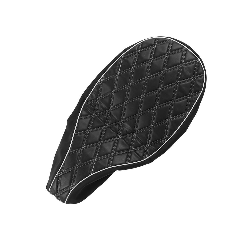 Saddle Leather Cover Replacement for Vespa 125 150 Sprint Fast Ts Super Vbb Vba Vnb GTR GlBlack
