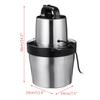 1800W 6L Meat Grinders Stainless Steel Electric Mincer Chopper 2Speed 4 Blades Auto Food Mixer Blender Cooking Machine