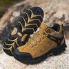 Fashion Khaki Men‘s Hiking Boots Big Size 48 Winter Outdoor Waterproof Boots Men Non-slip Trekking Shoes Men Trainers Sneakers