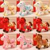 Chinese Zodiac Horse Plush Toy With Soft Pp Cotton For Lunar New Year Gift And Decoration