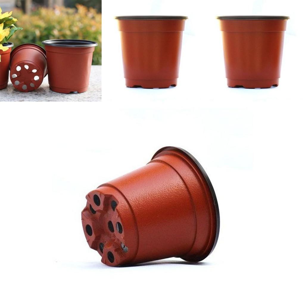 10/50/100 шт. Пластиковые держатели для рассады, цветочные горшки со сбалансированными дренажными характеристиками**