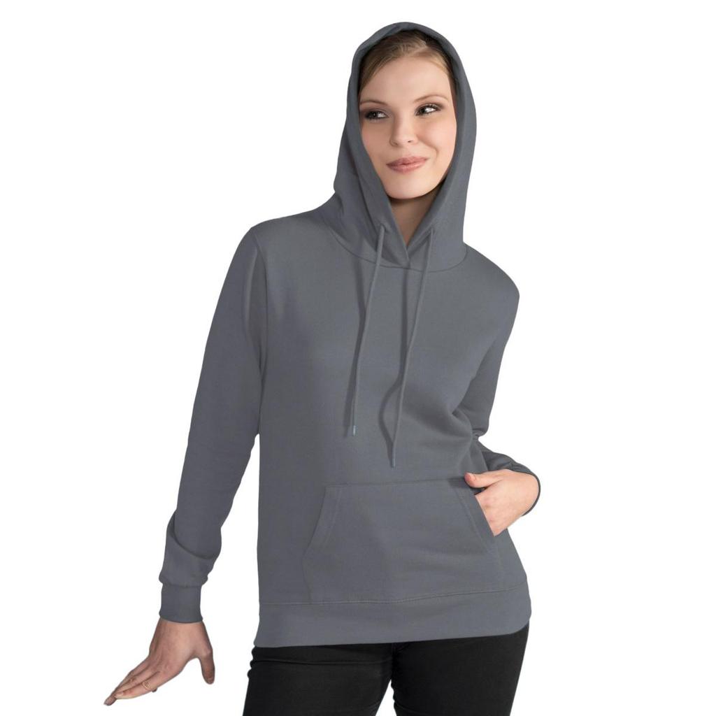SG Ladies/Womens Plain Hooded Sweatshirt Top / Hoodie